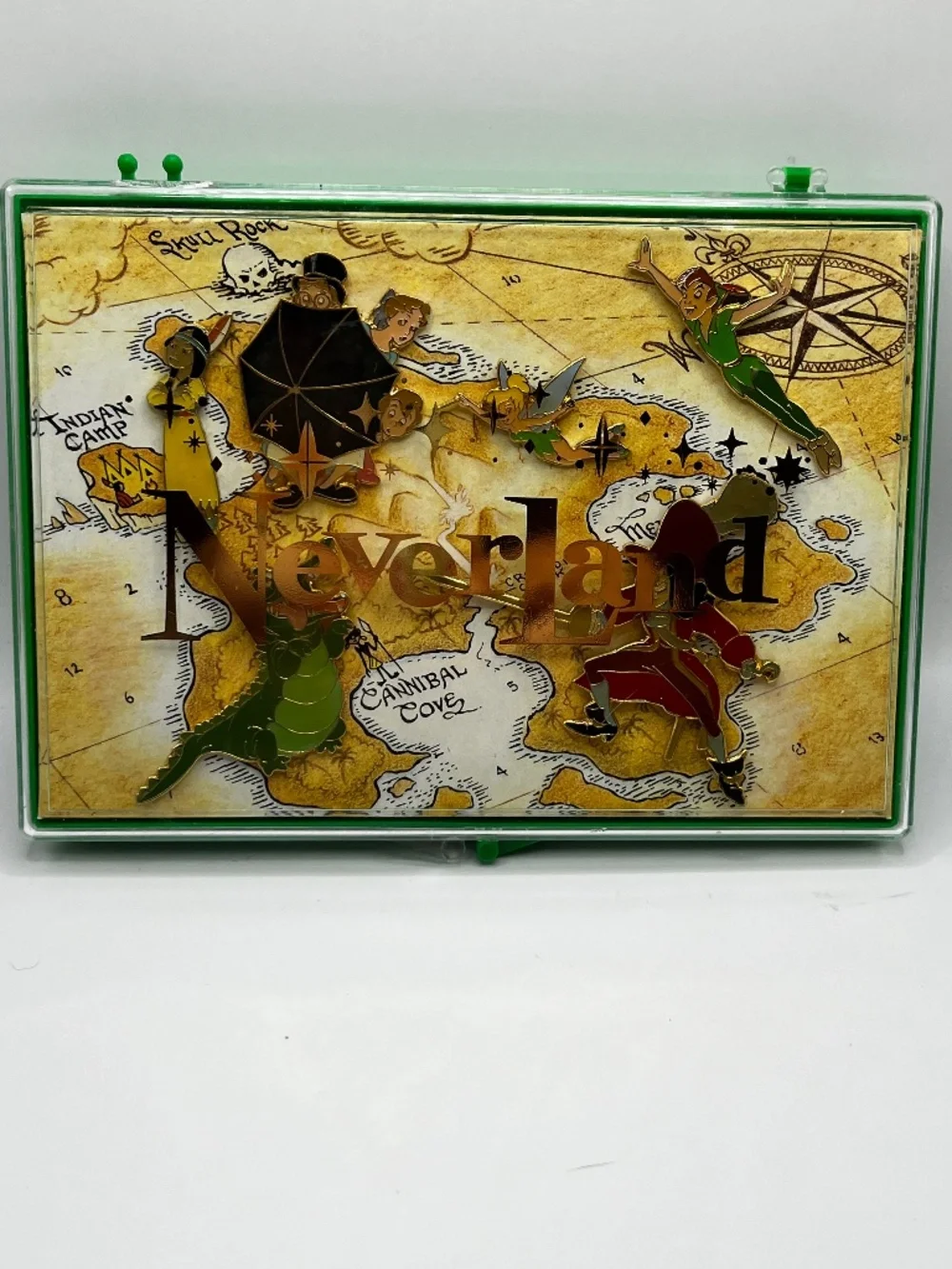 Disney NeverLand 40th Anniversary Commemorative Set 6 Disney Pin Pins Peter Pan